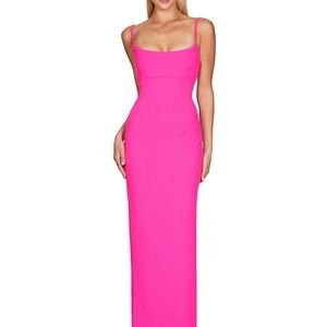 COPY - Nookie Bailey Gown- Neon Pink- Never Worn!